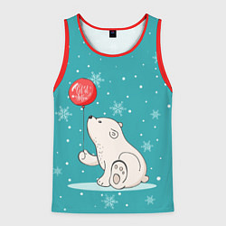 Майка-безрукавка мужская Cold Bear, цвет: 3D-красный