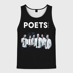Майка-безрукавка мужская Poets of the Fall - poster, цвет: 3D-черный