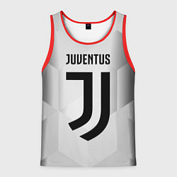 Майка-безрукавка мужская FC Juventus: Silver Original, цвет: 3D-красный