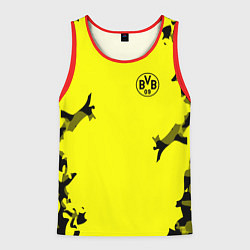 Майка-безрукавка мужская FC Borussia Dortmund: Yellow Original, цвет: 3D-красный