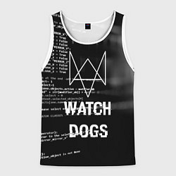 Майка-безрукавка мужская Watch Dogs: Hacker, цвет: 3D-белый