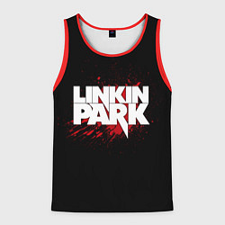 Майка-безрукавка мужская Linkin Park: Drop of Blood, цвет: 3D-красный