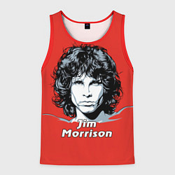 Майка-безрукавка мужская Jim Morrison, цвет: 3D-красный