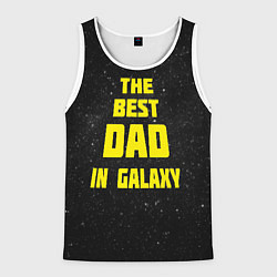 Мужская майка без рукавов The Best Dad in Galaxy