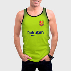 Майка-безрукавка мужская FC Barcelona: Home 18/19, цвет: 3D-черный — фото 2