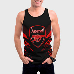 Майка-безрукавка мужская Arsenal FC: Sport Fashion, цвет: 3D-черный — фото 2