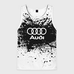 Мужская майка без рукавов Audi: Black Spray