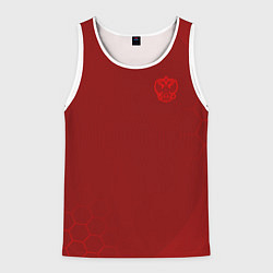 Мужская майка без рукавов Russia 2022 Red Mashine