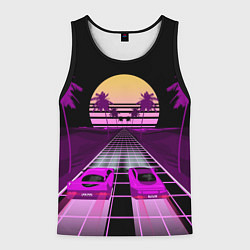 Майка-безрукавка мужская Digital Race, цвет: 3D-черный