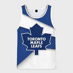 Майка-безрукавка мужская Toronto Maple Leafs, цвет: 3D-белый