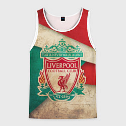 Майка-безрукавка мужская FC Liverpool: Old Style, цвет: 3D-белый