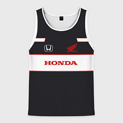Майка-безрукавка мужская Honda Sport, цвет: 3D-белый