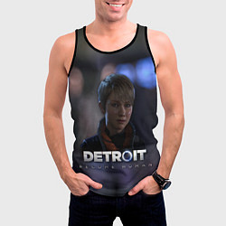 Майка-безрукавка мужская Detroit: Kara, цвет: 3D-черный — фото 2