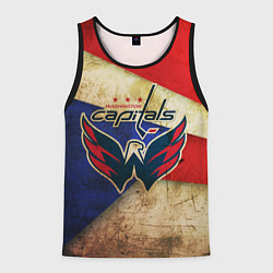 Майка-безрукавка мужская HC Capitals: Old Style, цвет: 3D-черный