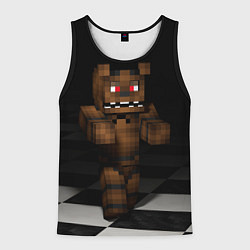 Мужская майка без рукавов Minecraft: Freddy FNAF