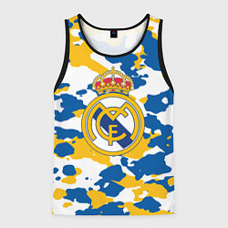 Майка-безрукавка мужская Real Madrid: Camo, цвет: 3D-черный