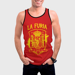 Майка-безрукавка мужская La Furia, цвет: 3D-черный — фото 2