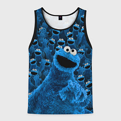 Майка-безрукавка мужская Безумие коржика, цвет: 3D-черный