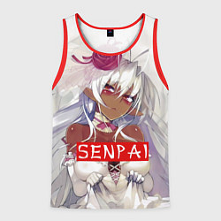 Мужская майка без рукавов Senpai: White Girl