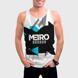 Майка-безрукавка мужская Metro: Exodus Sky, цвет: 3D-белый — фото 2