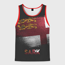 Майка-безрукавка мужская SARK, цвет: 3D-красный