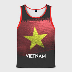 Майка-безрукавка мужская Vietnam Style, цвет: 3D-красный