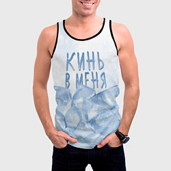 Майка-безрукавка мужская GONE Fludd - Кубик Льда, цвет: 3D-черный — фото 2