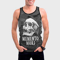 Майка-безрукавка мужская Memento Mori, цвет: 3D-черный — фото 2