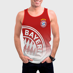 Майка-безрукавка мужская ФК Бавария, цвет: 3D-красный — фото 2
