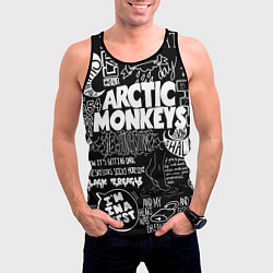 Майка-безрукавка мужская Arctic Monkeys: I'm in a Vest, цвет: 3D-черный — фото 2