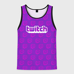 Майка-безрукавка мужская Twitch Online, цвет: 3D-черный