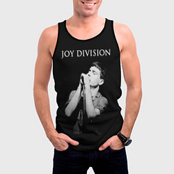 Майка-безрукавка мужская Joy Division, цвет: 3D-черный — фото 2