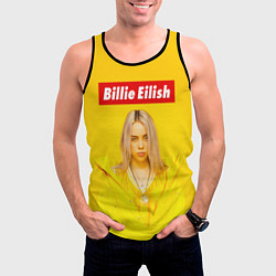 Майка-безрукавка мужская Billie Eilish: MyBoi, цвет: 3D-черный — фото 2