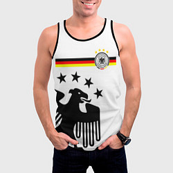 Майка-безрукавка мужская Сборная Германии, цвет: 3D-черный — фото 2