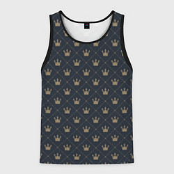 Мужская майка без рукавов Короны - паттерн