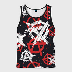 Мужская майка без рукавов Анархия - паттерн