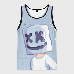 Мужская майка без рукавов Marshmello Pixel