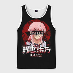 Майка-безрукавка мужская Waifu, цвет: 3D-белый