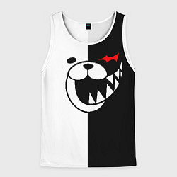 Майка-безрукавка мужская MONOKUMA, цвет: 3D-белый