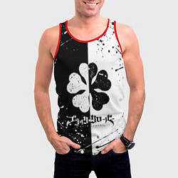 Майка-безрукавка мужская ЧЁРНЫЙ КЛЕВЕР, цвет: 3D-красный — фото 2