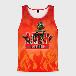 Майка-безрукавка мужская Apex Legends, цвет: 3D-красный