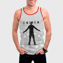 Майка-безрукавка мужская EMINEM, цвет: 3D-красный — фото 2