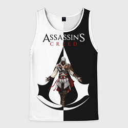 Майка-безрукавка мужская Assassin’s Creed, цвет: 3D-белый