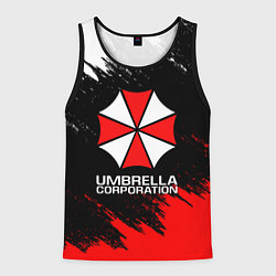 Майка-безрукавка мужская UMBRELLA CORP, цвет: 3D-черный