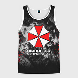 Майка-безрукавка мужская UMBRELLA CORP, цвет: 3D-белый