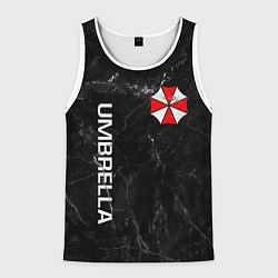 Майка-безрукавка мужская UMBRELLA CORP, цвет: 3D-белый