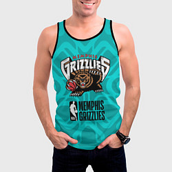 Майка-безрукавка мужская Memphis Grizzlies 12, цвет: 3D-черный — фото 2