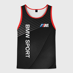 Майка-безрукавка мужская BMW, цвет: 3D-красный