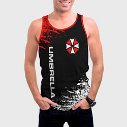 Майка-безрукавка мужская UMBRELLA CORPORATION, цвет: 3D-красный — фото 2