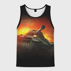 Майка-безрукавка мужская Tank, цвет: 3D-черный